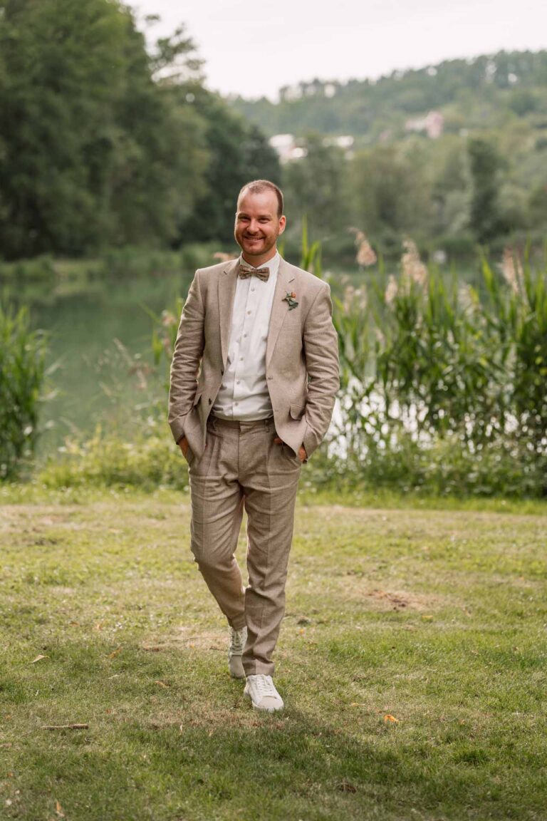 Hochzeit das Retz See Freie Trauung Gleichgeschlechtliche Ehe LGBTQ Hochzeitsfotograf Würzburg Florian Knusper First Look Fotoshooting