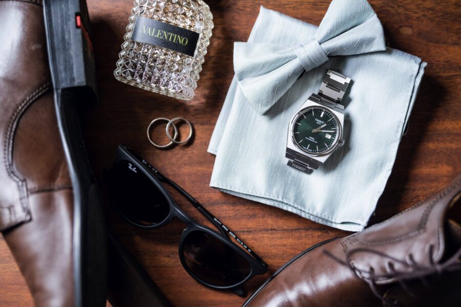 Hochzeitsaccessoires für den Bräutigam