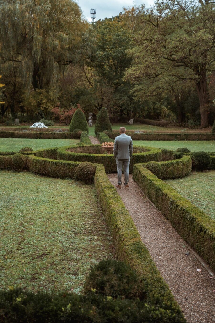 Hochzeit im gepflegten Schlossgarten