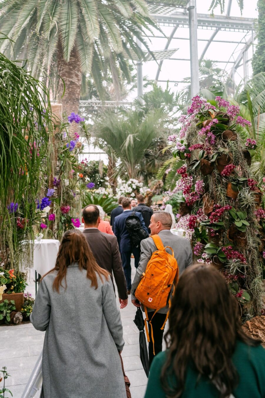 Hochzeit Insel Mainau Bodensee – Heiraten am Bodensee 210 Hochzeitsgäste im Tropenhaus mit Orchideendeko